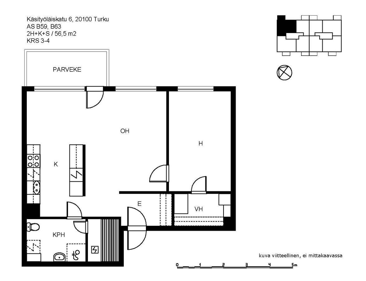 City Apartments Turku - 1 Bedroom Apartment With Private Sauna Exteriör bild